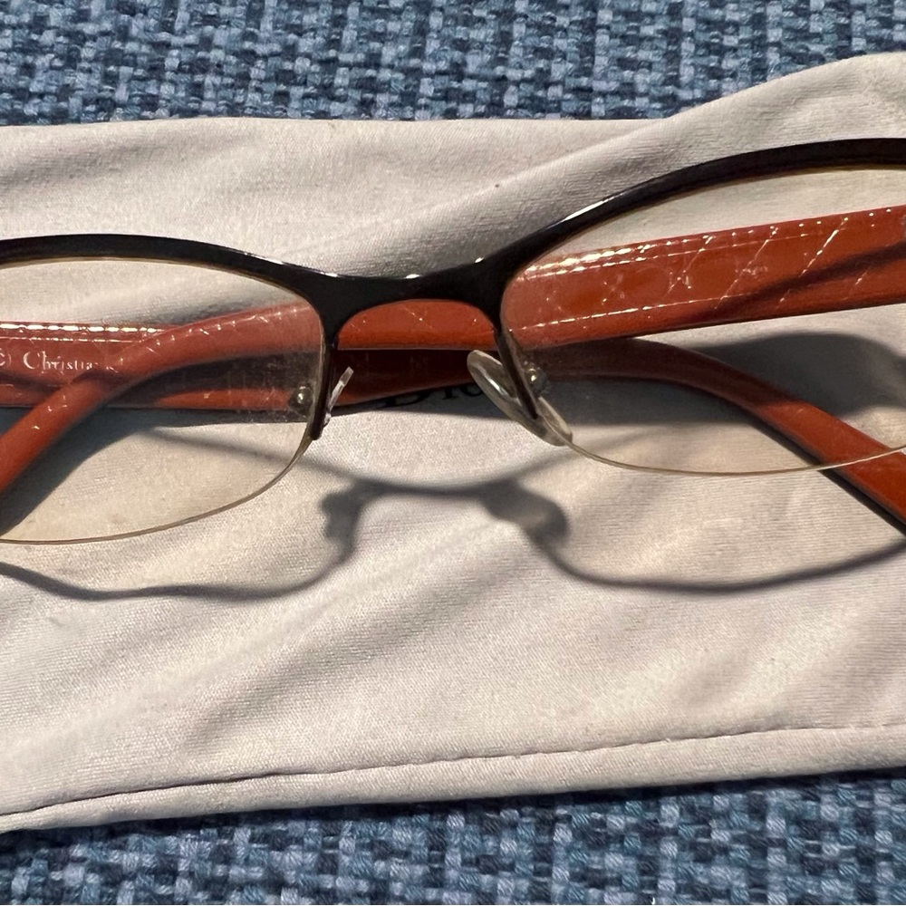 Dior Women's Glasses in Brown and Black